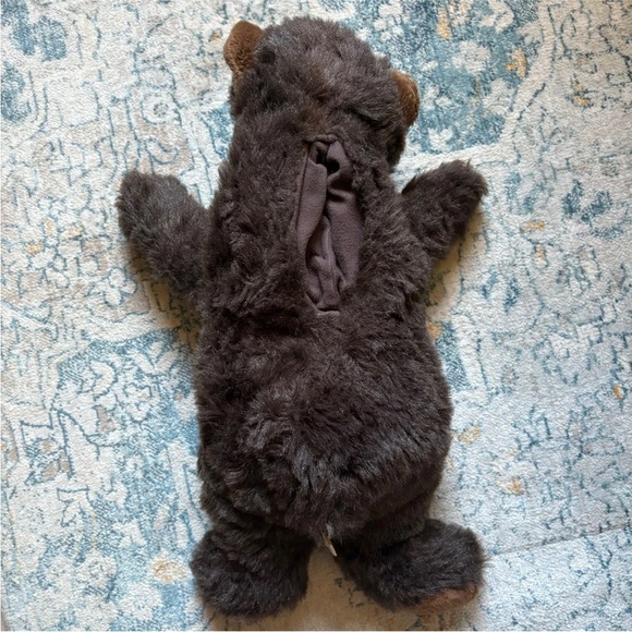 Folkmanis 19” Brown Grizzly Bear Hand Puppet - Picture 3 of 6